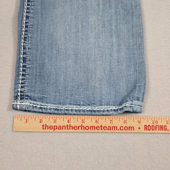 Rock Revival Jeans Womens 34 Blue Denim Sasha Easy Boot Mid-Rise - Picture 9 of 14